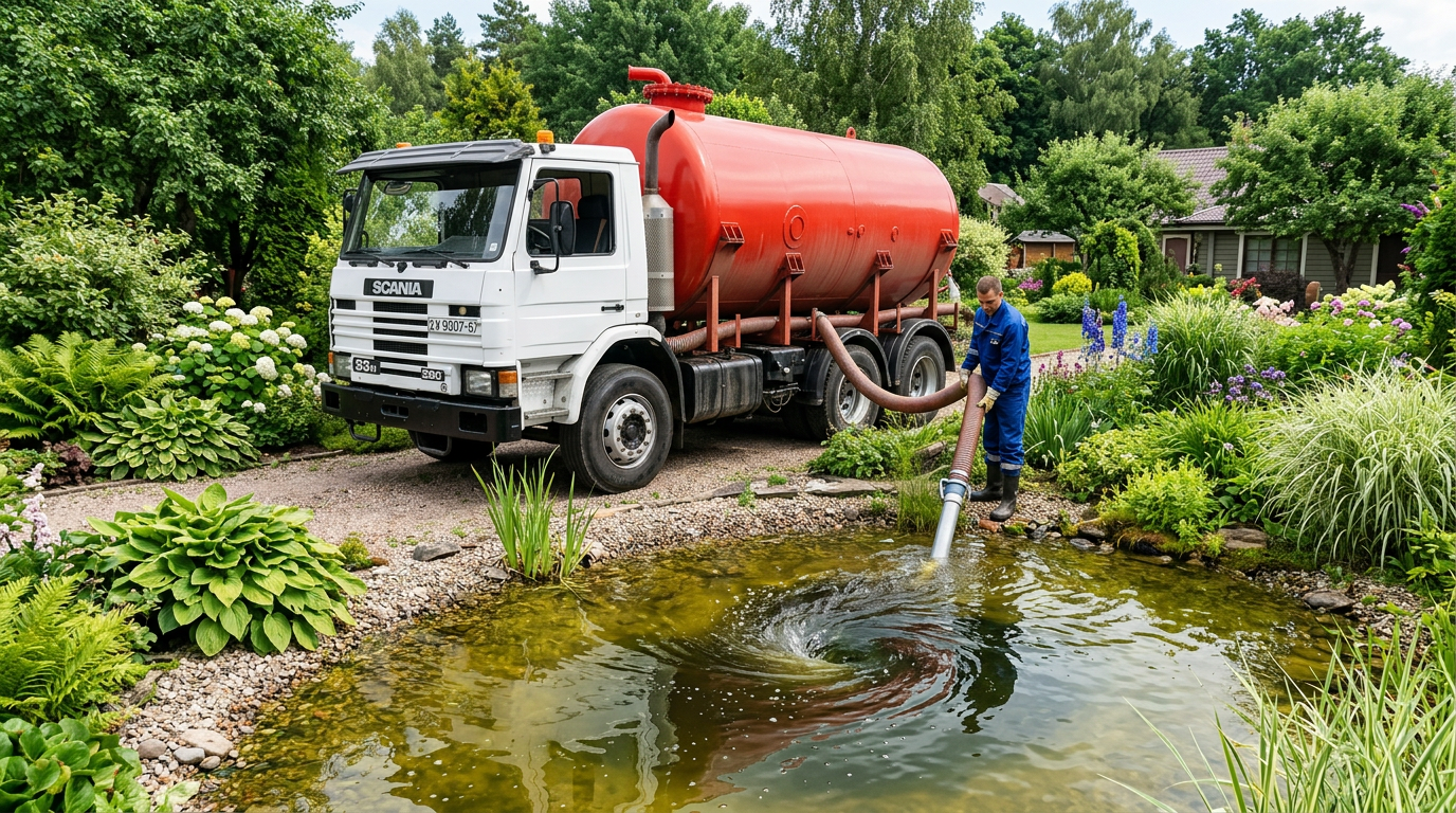 Чистка прудов и водоёмов